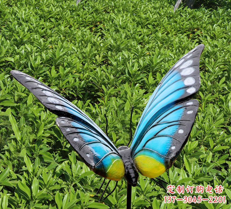 泸州玻璃钢蝴蝶雕塑