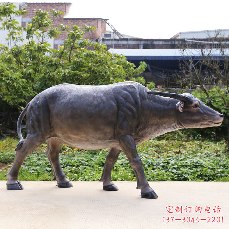 泸州高品质仿真水牛雕塑