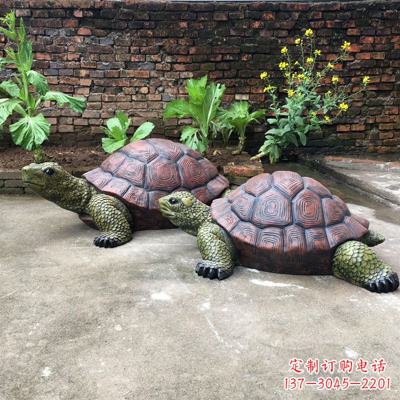 泸州精致细腻的乌龟雕塑