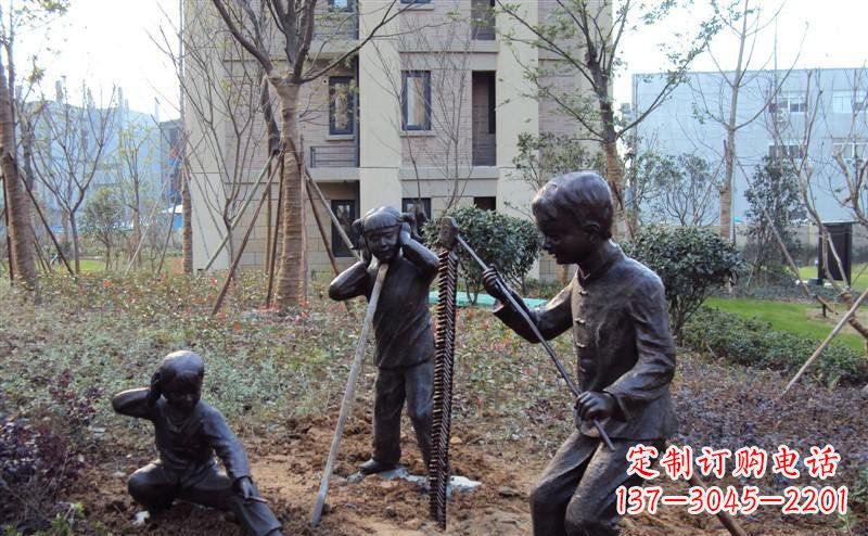泸州中领雕塑 | 为儿童景观带来美好的铜雕塑
