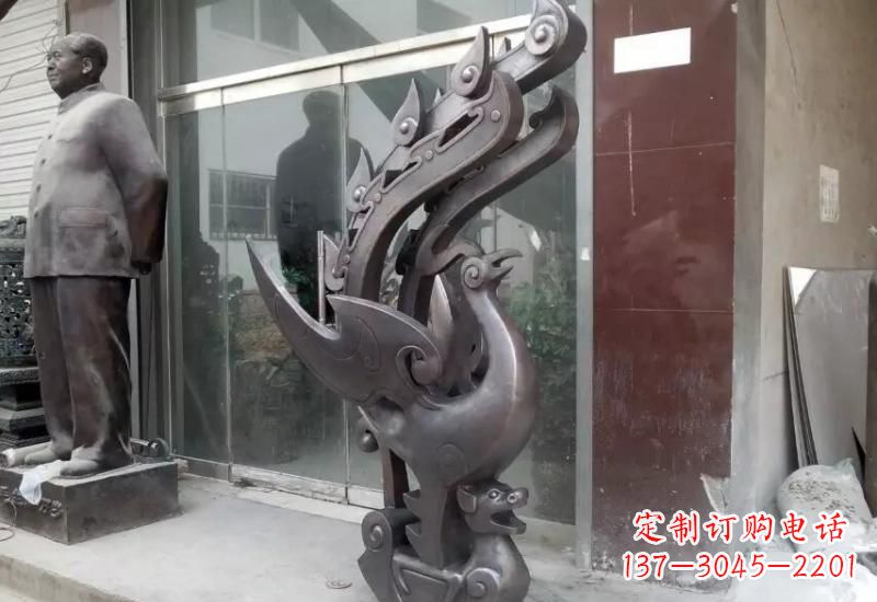 泸州凤凰貔貅铜雕
