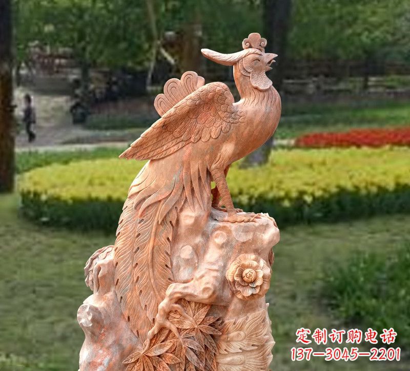 泸州凤凰神鸟公园景观雕塑雕塑摆件