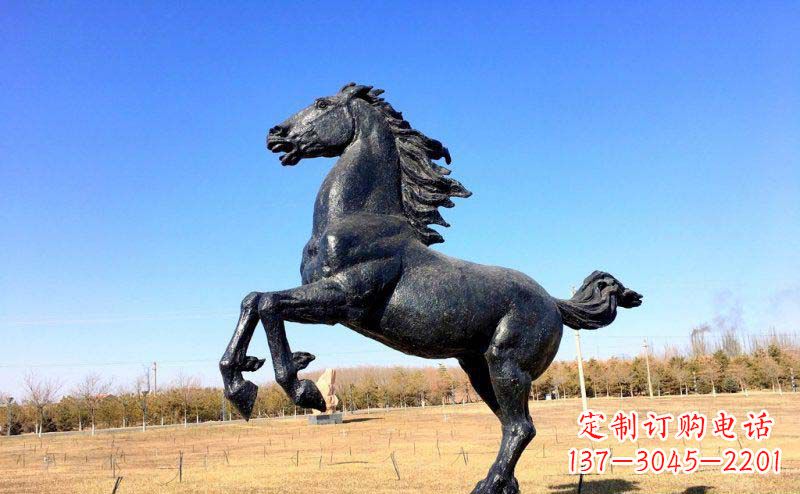 泸州精美铜雕奔马动物雕塑
