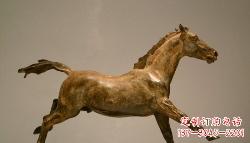 泸州铜雕动物奔跑马
