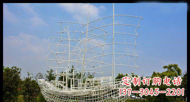 泸州唯美不锈钢帆船雕塑