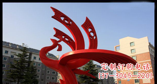 泸州不锈钢凤凰雕塑