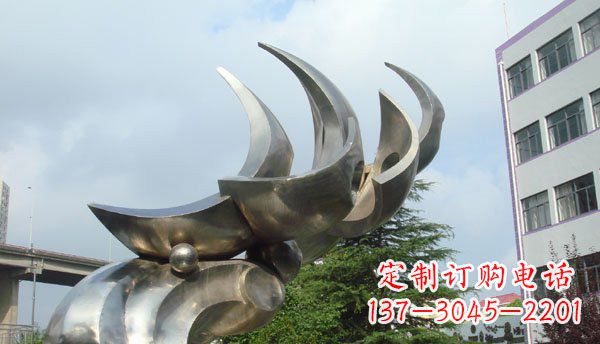 泸州中领雕塑出品不锈钢海鸥雕塑
