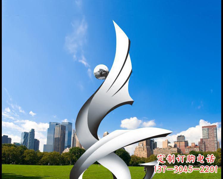 泸州优雅贵族不锈钢凤凰雕塑