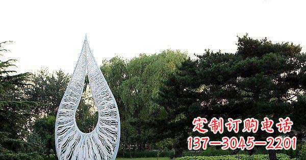 泸州精美水滴不锈钢雕塑