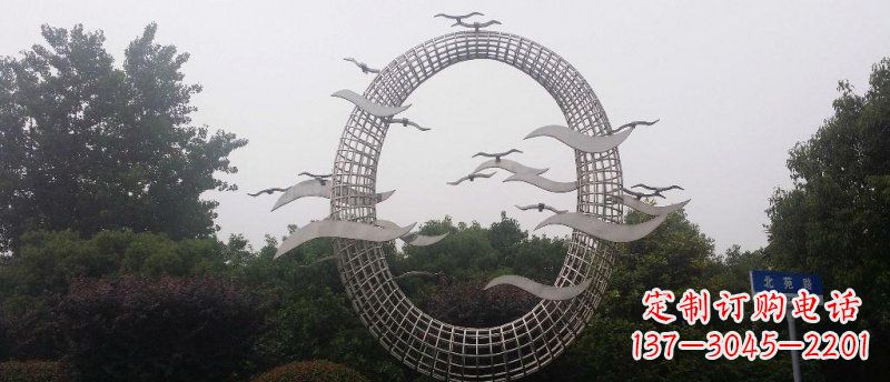 泸州抒情海鸥雕塑