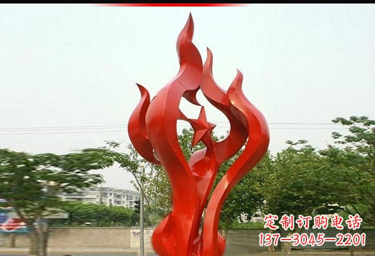 泸州 不锈钢火炬雕塑-美轮美奂