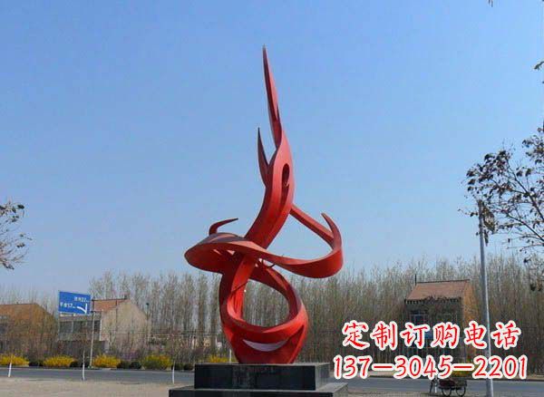 泸州不锈钢火苗经典建筑雕塑