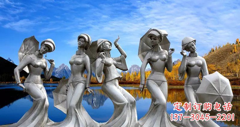 泸州现代少女雕塑
