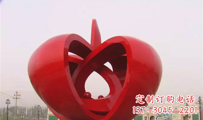 泸州果实不锈钢雕塑