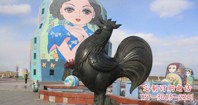 泸州艺术精美的公鸡雕塑
