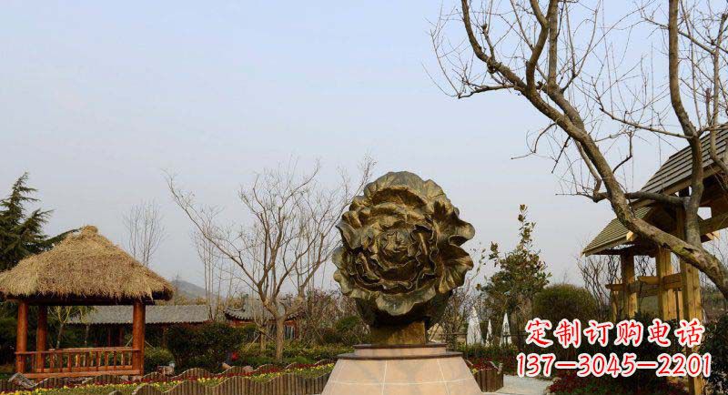 泸州公园大白菜景观铜雕