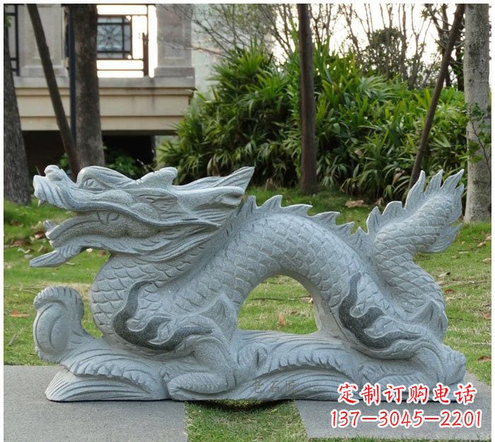 泸州精美雕刻的大理石龙雕塑