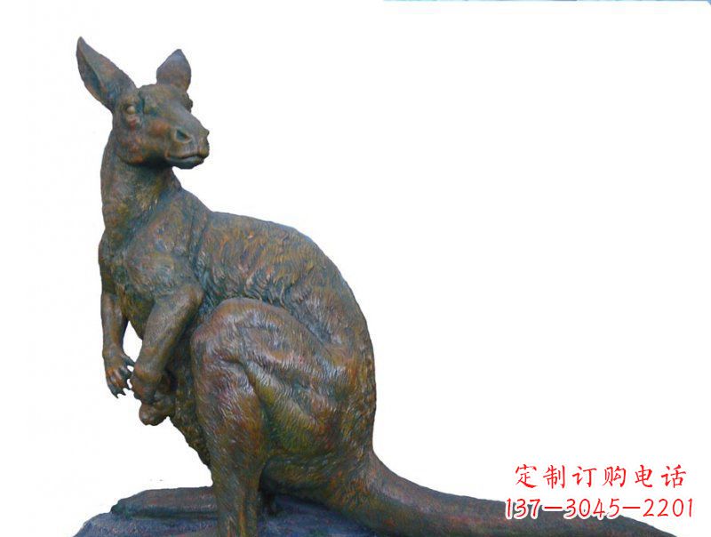 泸州精致工艺铜袋鼠雕塑
