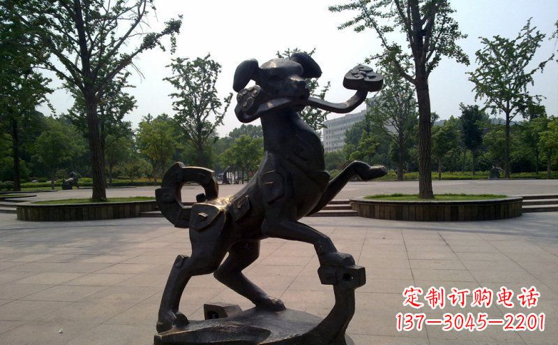泸州中领雕塑狗动物铜雕