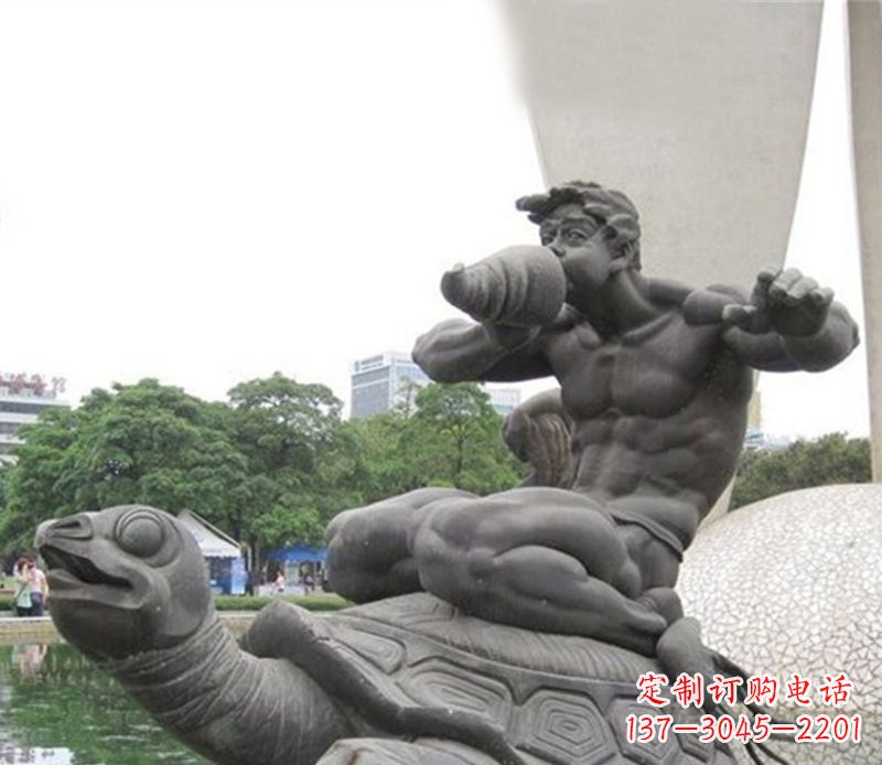 泸州公园动物海龟雕塑