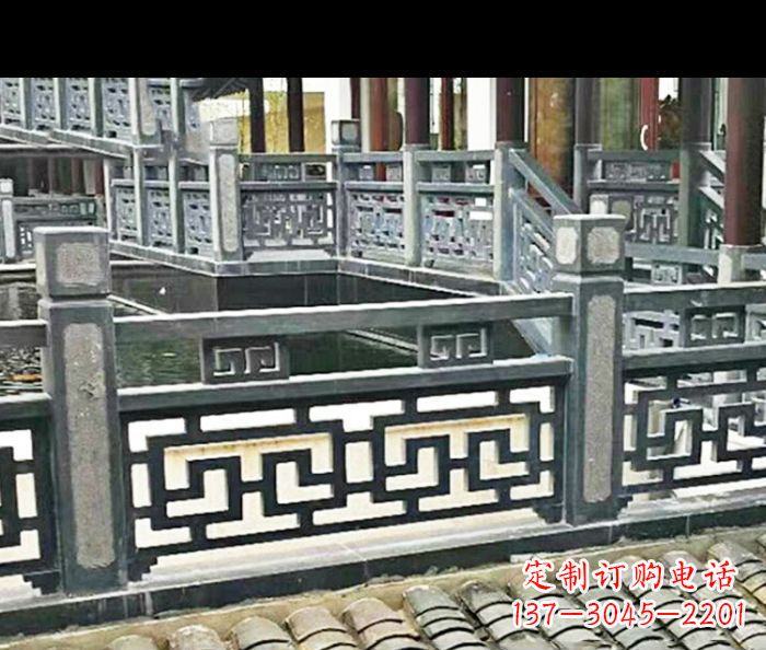 泸州中领雕塑精致仿古石栏板