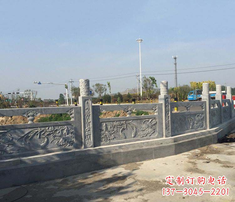 泸州风格各异的精美公园仿古石栏板雕塑