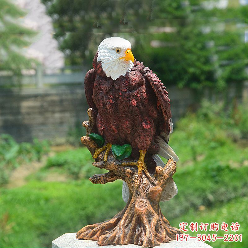 泸州金羽老鹰玻璃钢雕塑