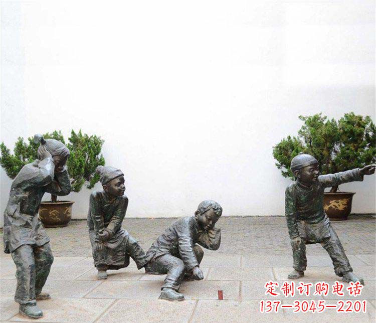 泸州愉悦童年,珍藏宝贝铜雕小孩