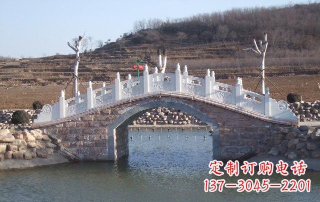泸州独特设计的拱桥石雕