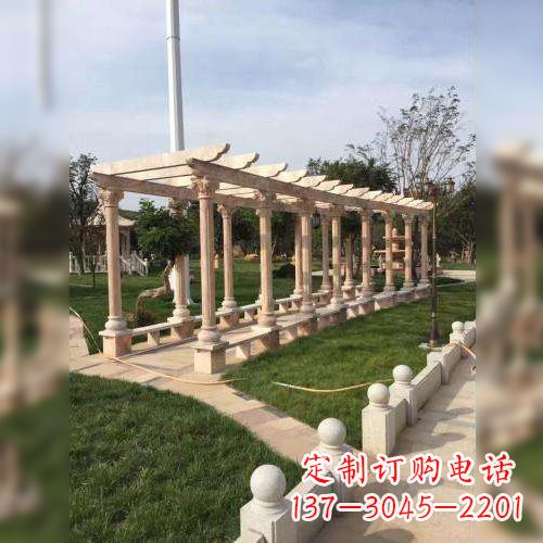 泸州公园花架长廊石雕