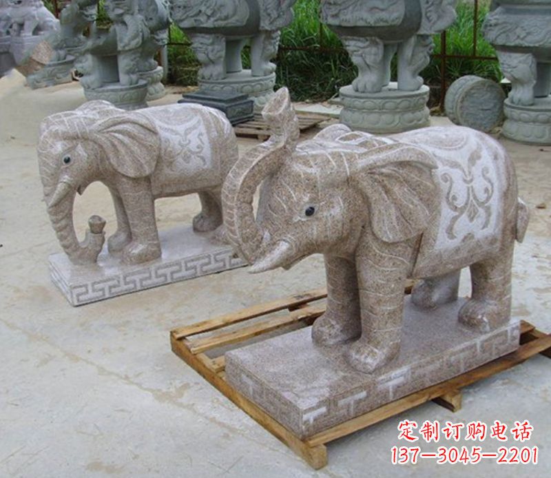 泸州精美大象雕塑