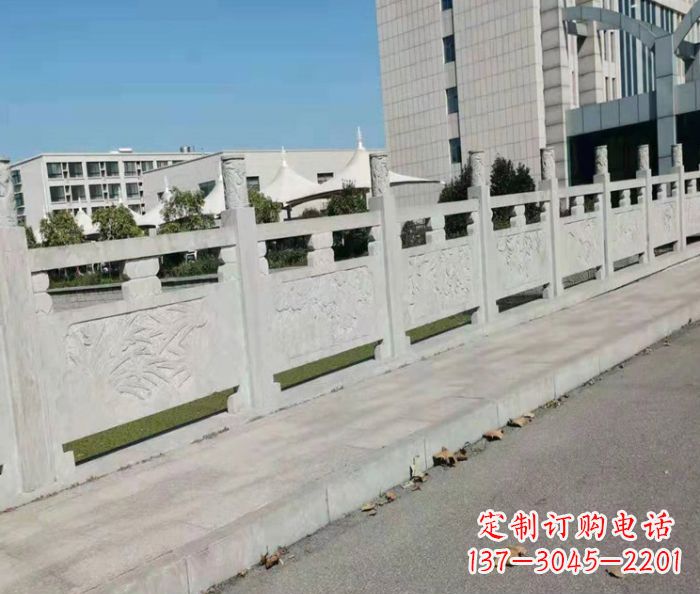 泸州精美大理石浮雕栏板