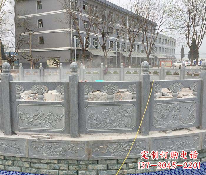 泸州公园景观大理石栏板雕塑