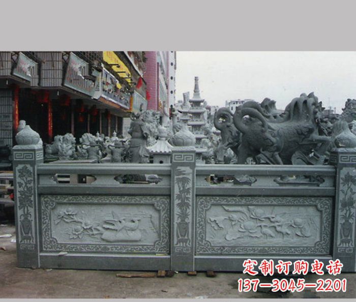 泸州高档仿古石栏板雕塑