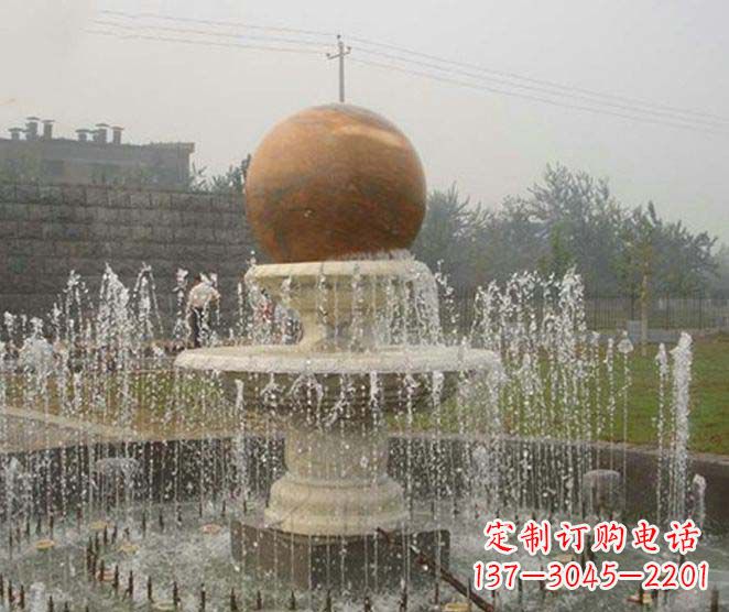 泸州艺术品级风水球喷泉石雕