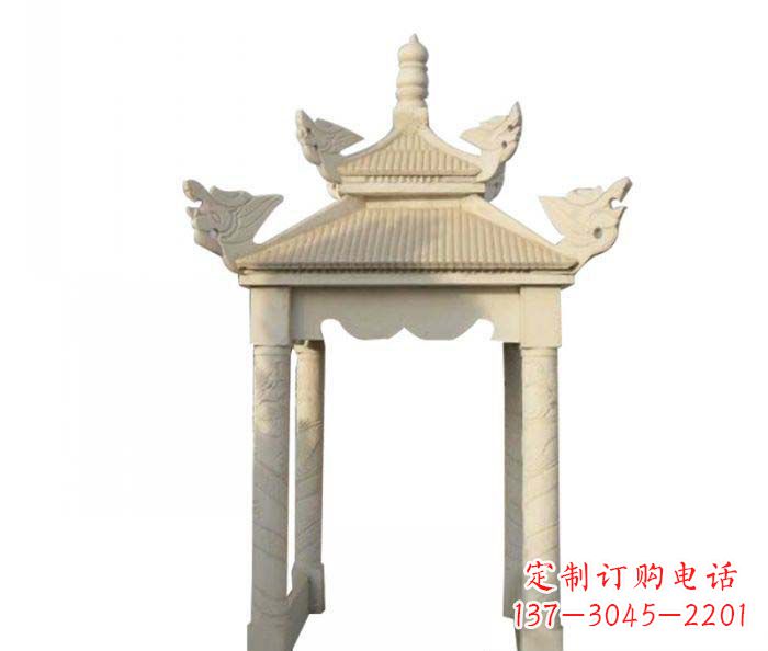 泸州高品质园林石雕凉亭