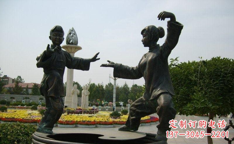 泸州艺术精灵传统太极拳铜雕