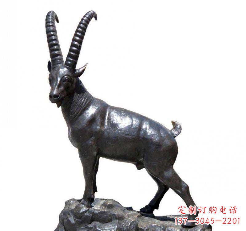 泸州铜雕羚羊,精美外形及细节刻画精美