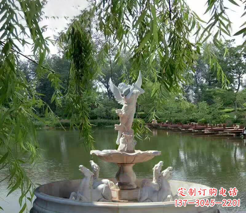 泸州公园天使景观石雕