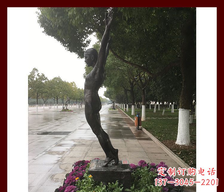 泸州产品名称青春力量——运动员铜雕