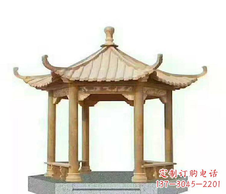 泸州晚霞凉亭石雕