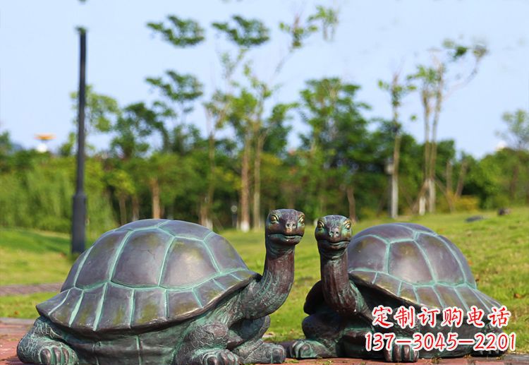 泸州中领雕塑别具特色的乌龟铜雕