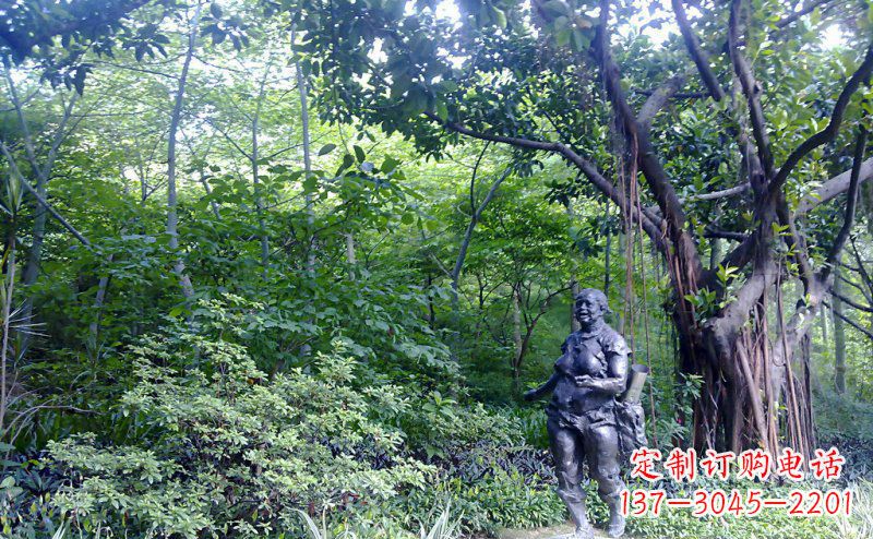 泸州铜雕西方女人人物雕塑