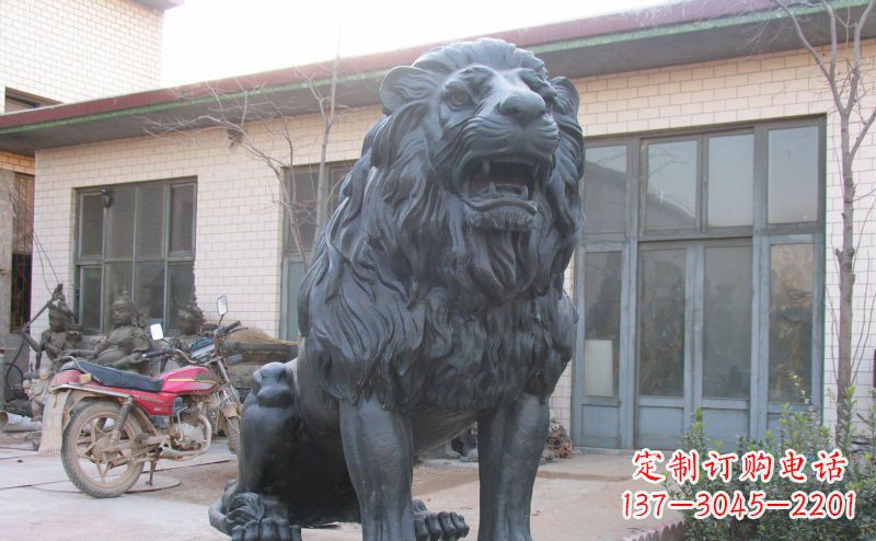 泸州公园西洋狮子铜雕