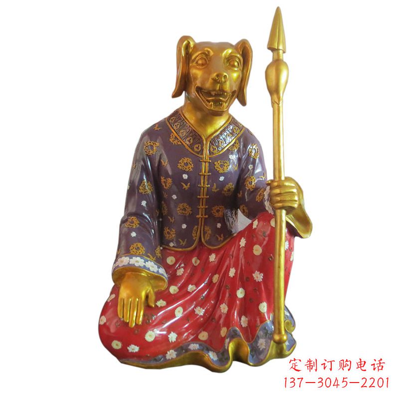 泸州高端可爱的玻璃钢生肖雕塑