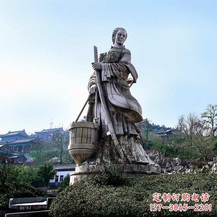 泸州古代美女文姜景观雕塑