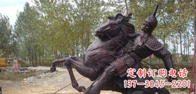 泸州复古骑士马雕塑