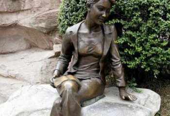 泸州中领雕塑精美 静谧 的女人铜雕