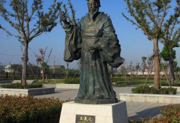 泸州精美大师级铜雕——王羲之雕像