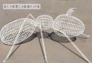 泸州美轮美奂的蚂蚁镂空雕塑